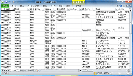 エクセルデータ